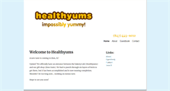 Desktop Screenshot of healthyums.com